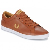 xαμηλά sneakers fred perry baseline leather