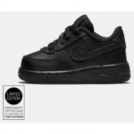 nike air force 1 βρεφικά παπούτσια 314194-009 black/black-black