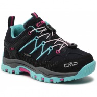 παπούτσια πεζοπορίας cmp - kids rigel low trekking shoes wp 3q13244 b.blue/acqua