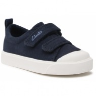 sneakers clarks city bright t 261490876 navy canvas