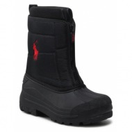 μπότες χιονιού polo ralph lauren quilo zip ii rf103217 s black/red