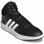 παπούτσια adidas hoops 3.0 mid classic vintage shoes gw3020 μαύρο