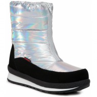 μπότες χιονιού cmp - kids rae snow boots wp 39q4964j silver u303