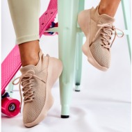 slip-on women`s sport shoes beige dalmiro