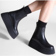 marjin ankle boots - black - flat