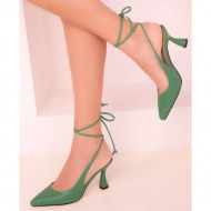 soho green women`s classic heeled shoes 15776