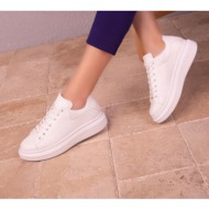 soho white women`s sneakers 15732