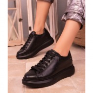 soho black-black women`s sneakers 15732