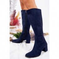 fox shoes navy blue women`s boots