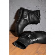 ducavelli rock men`s genuine leather lace-up shearling boots, harley boots.