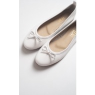 luvishoes 01 white skin women`s flat shoes