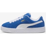 puma classic xl men`s blue suede sneakers - men`s