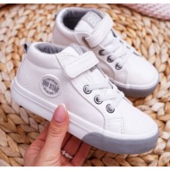 children`s high sneakers big star ee374002 white