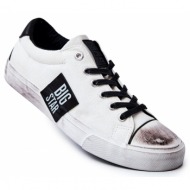 men`s sneakers big star jj174248 white and black
