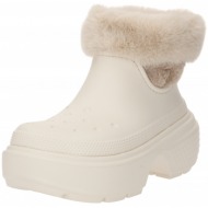 crocs μπότες για χιόνι `stomp` μπεζ
