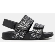 calvin klein aop velcro sandal v1x2-80921-1172-22-26-999 black