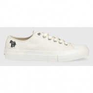 πάνινα παπούτσια ps paul smith ally ανδρικά, χρώμα: άσπρο