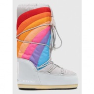 μπότες χιονιού moon boot icon rainbow