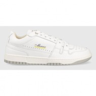 δερμάτινα αθλητικά παπούτσια mercer amsterdam the brooklyn χρώμα: άσπρο, me231013