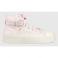 πάνινα παπούτσια adidas originals χρώμα: ροζ