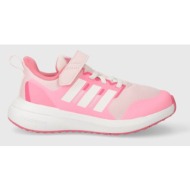 παιδικά αθλητικά παπούτσια adidas fortarun 2.0 el k χρώμα: ροζ