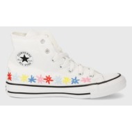 παιδικά πάνινα παπούτσια converse χρώμα: άσπρο