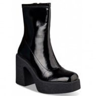 envie shoes γυναικεία μποτάκια block heel booties e23-18103-34 μαύρο