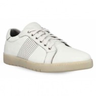 ανδρικά δερμάτινα sneaker parex 10725306 - λευκό