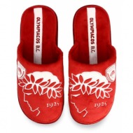 boy`s home slippers olympiacos bc - κόκκινο