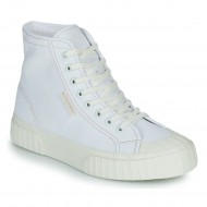  ψηλά sneakers superga 2696 stripe φυσικό ύφασμα