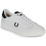  xαμηλά sneakers fred perry spencer leather