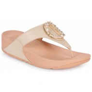  σαγιονάρες fitflop lulu crystal-circlet leather toe-post sandals