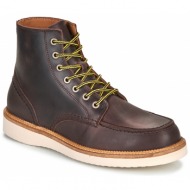  μπότες selected slhteo new leather moc-toe boot