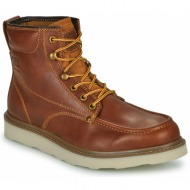  μπότες jack & jones jfwaldgate moc leather boot