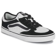  xαμηλά sneakers vans jn rowley classic blanc de blanc/black