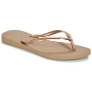  σαγιονάρες havaianas slim logo metallic
