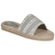  mules superdry mules compensées style espadrille en toile