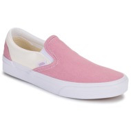  slip on vans classic slip-on joyful denim light pink