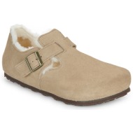  derbies birkenstock london shearling leve taupe