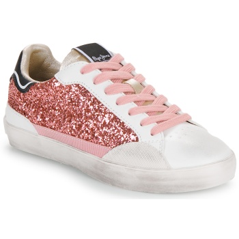 xαμηλά sneakers pepe jeans lane glitter