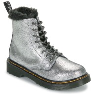  μπότες dr. martens 1460 serena j silver distressed foil