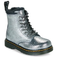  μπότες dr. martens 1460 serena t silver distressed foil