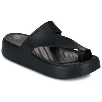 mules crocs getaway platform toe loop