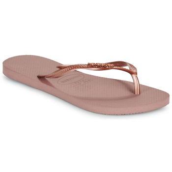 σαγιονάρες havaianas slim logo metallic