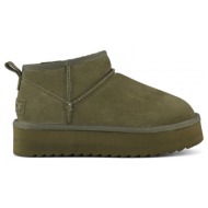  μποτίνια colors of california platfrom winter boot in suede |