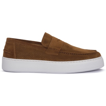 μοκασσίνια exton cuoio camoscio |