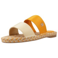  σανδάλια tommy hilfiger th satin flat espadrille |