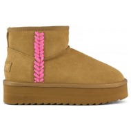  μποτίνια colors of california platform boot spike stitching |