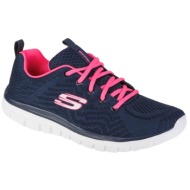 xαμηλά sneakers skechers graceful - get connected |