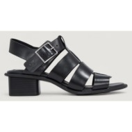  σανδάλια calvin klein jeans heel square mg buckle yw0yw01708 |